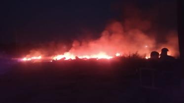 gazi tyre fire