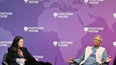 Yunus at Chatham House Yunus at Chatham House