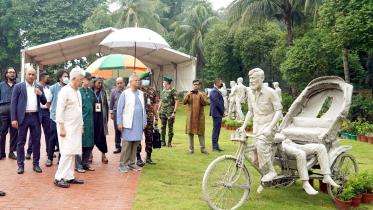 prof yunus visits july uprising memorial museum site
