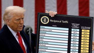 trump calls for 100 percent tariff against china & india