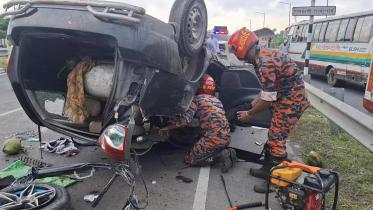 Dhaka Mawa Expressway car accident today