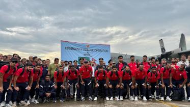 Bangladesh football team returned from Nepal