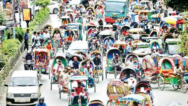 battery rickshaws in dhaka city