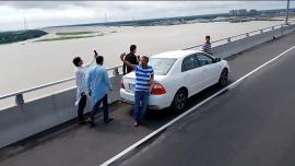 selfie on Padma Bridge