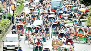 battery rickshaws in dhaka city