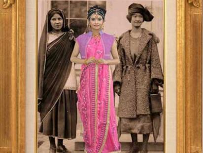 Pink Sari