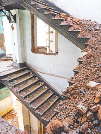 Historic building demolished