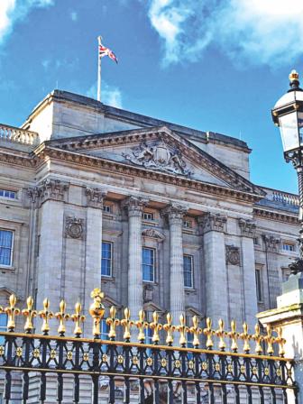 The grand Buckingham Palace