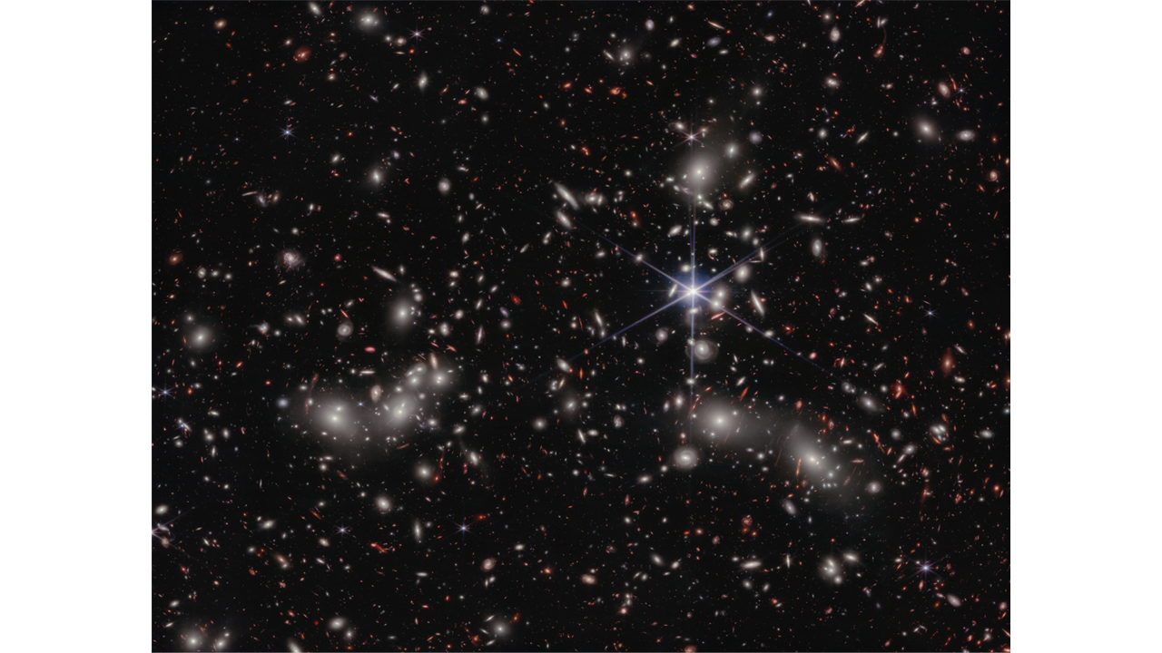 Pandora's Cluster of galaxies. PHOTO: NASA