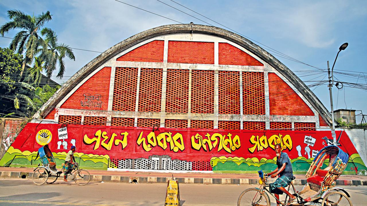 student movement uses graffiti to protest against government