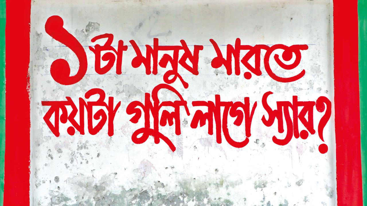 students graffiti challenges regime